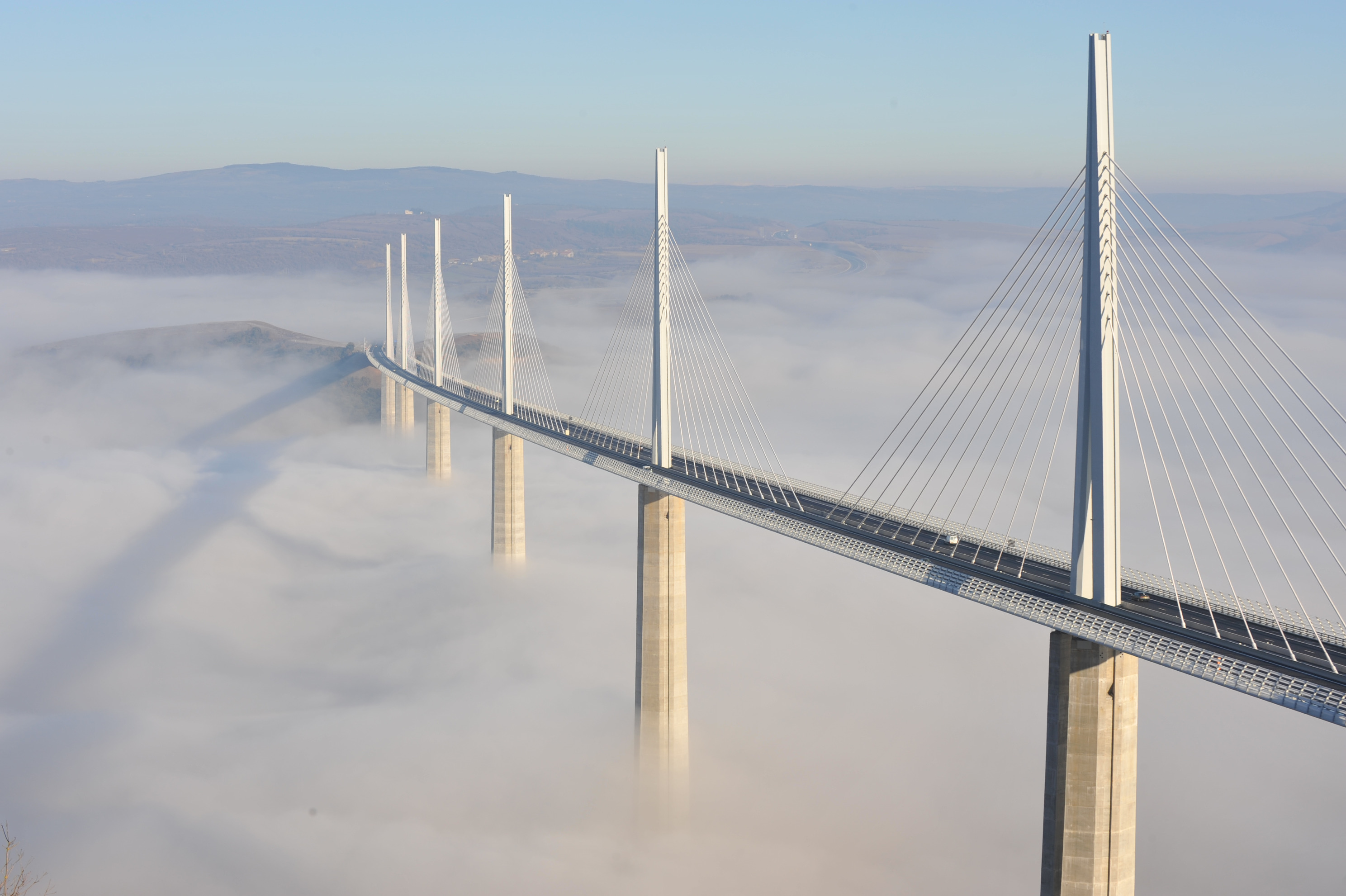 Milau viaduct by Norman Foster